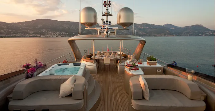 Luxury yacht